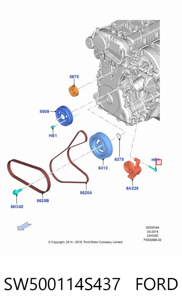  SW500114S437 Ford