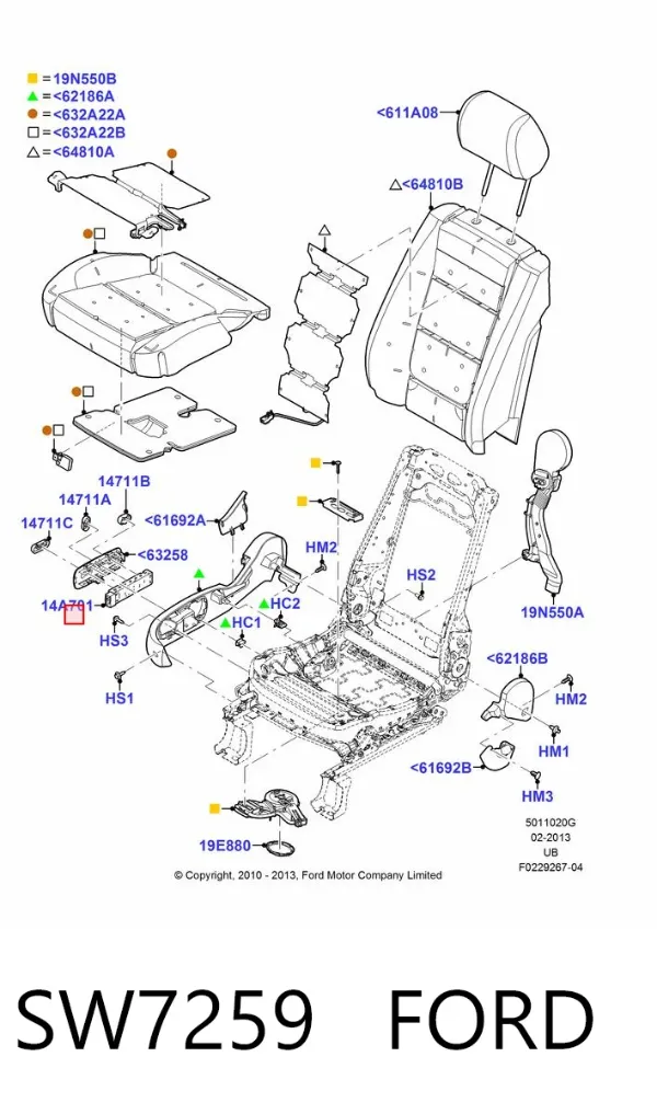  SW7259 Ford