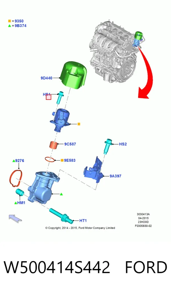  W500414S442 Ford