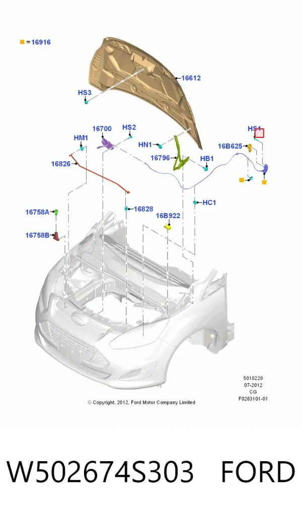  W502674S303 Ford