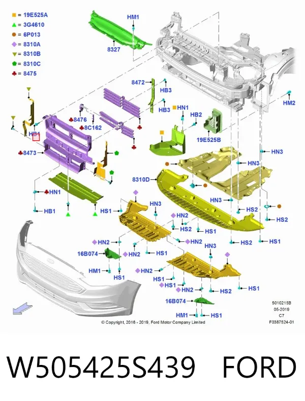  W505425S439 Ford