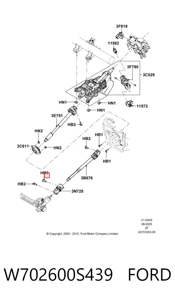  W702600S439 Ford