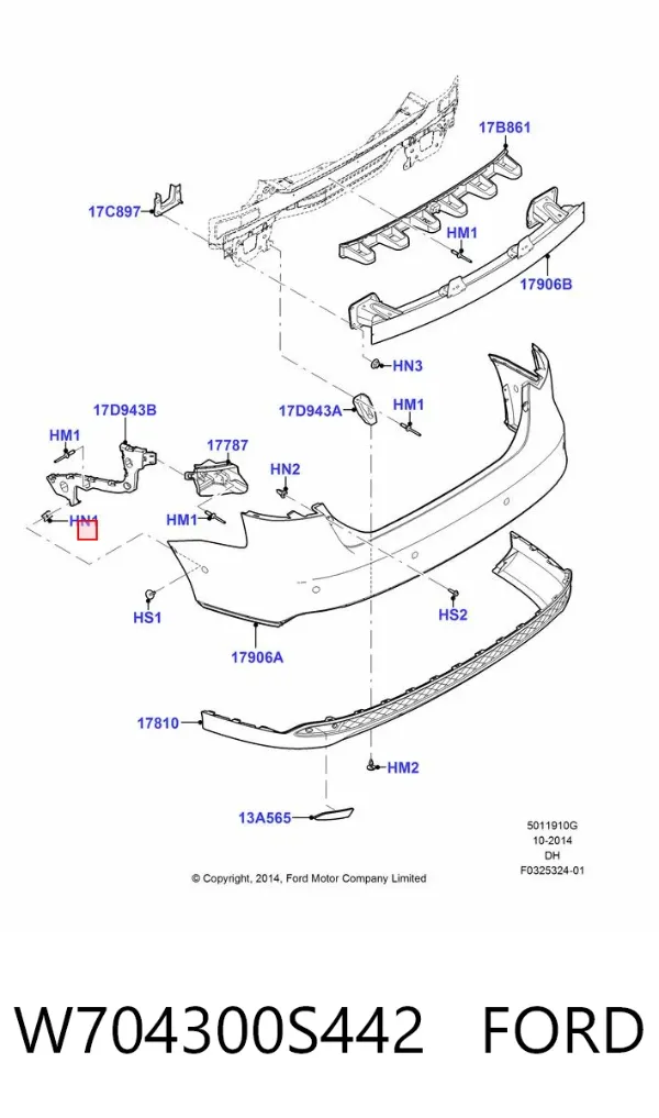  W704300S442 Ford