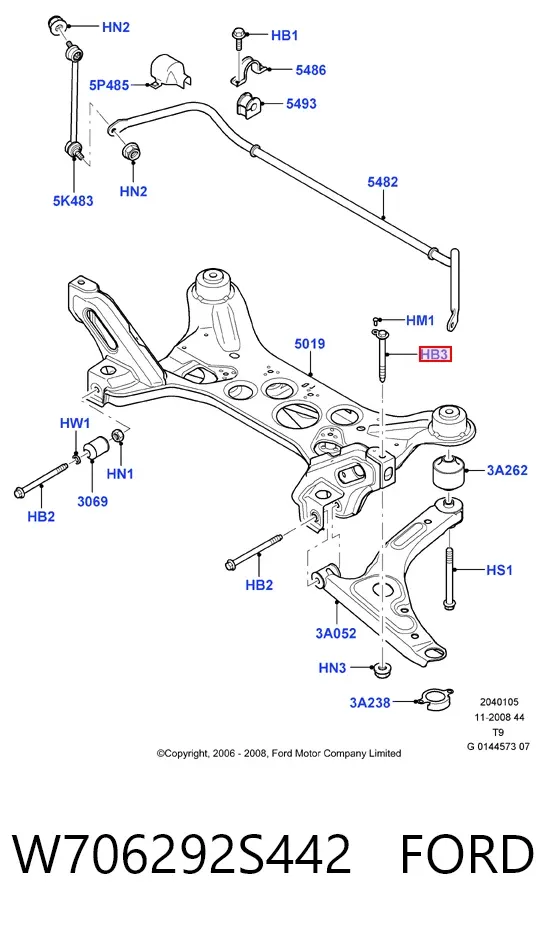  W706292S442 Ford