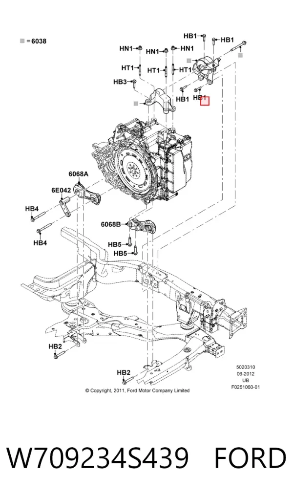  W709234S439 Ford