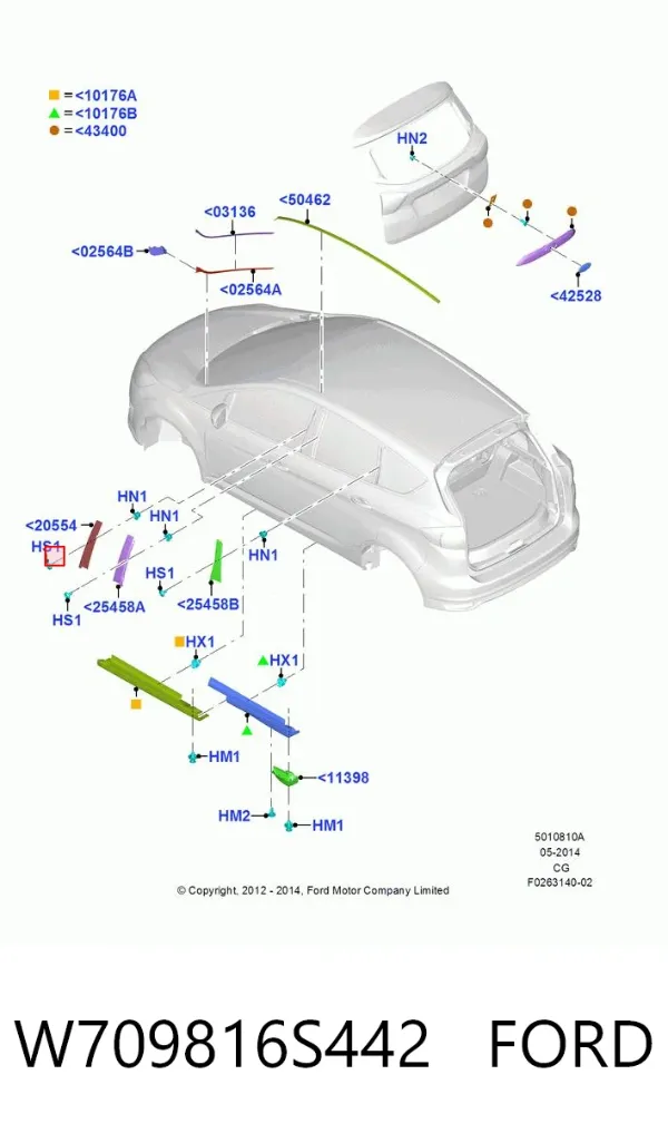  W709816S442 Ford