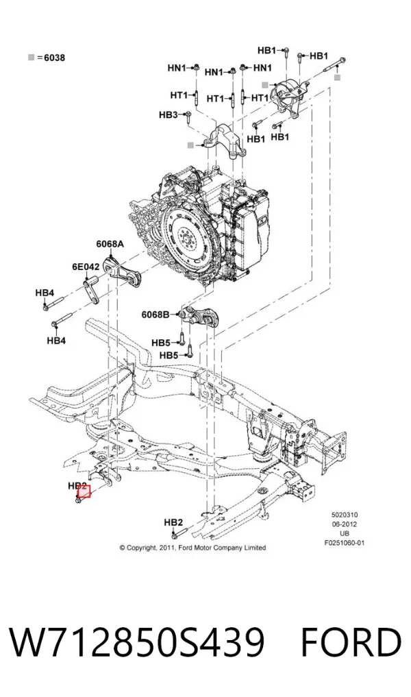  W712850S439 Ford