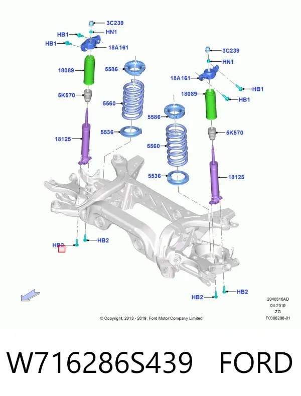  W716286S439 Ford