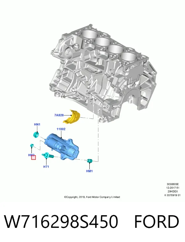  W716298S450 Ford