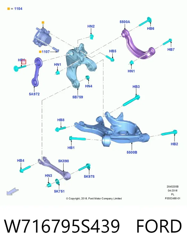  W716795S439 Ford