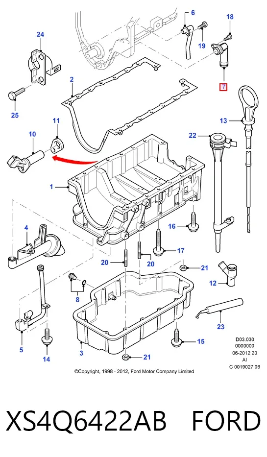  XS4Q6422AB Ford