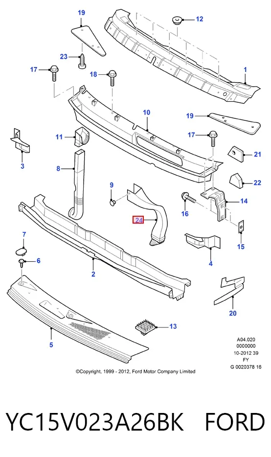  YC15V023A26BK Ford