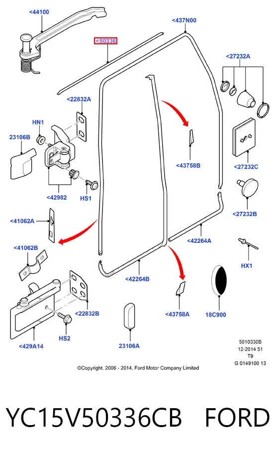  YC15V50336CB Ford