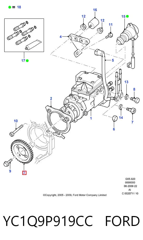  YC1Q9P919CC Ford