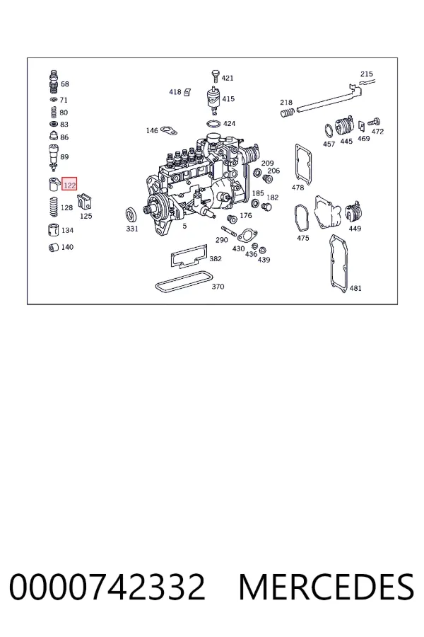 A0000742332 Mercedes 