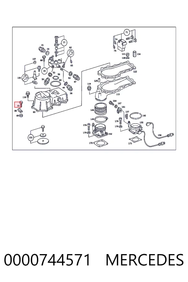 A0000744571 Mercedes 