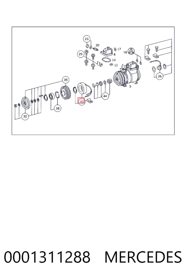 A0001311288 Mercedes 