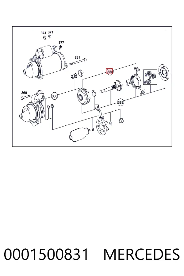 Подшипник ступицы A0001500831 Mercedes