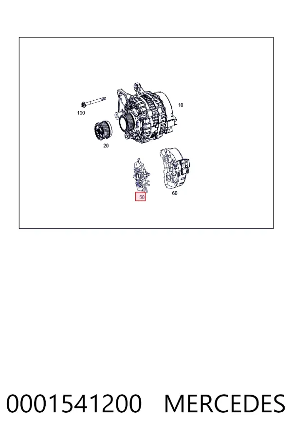 A0001541200 Mercedes 