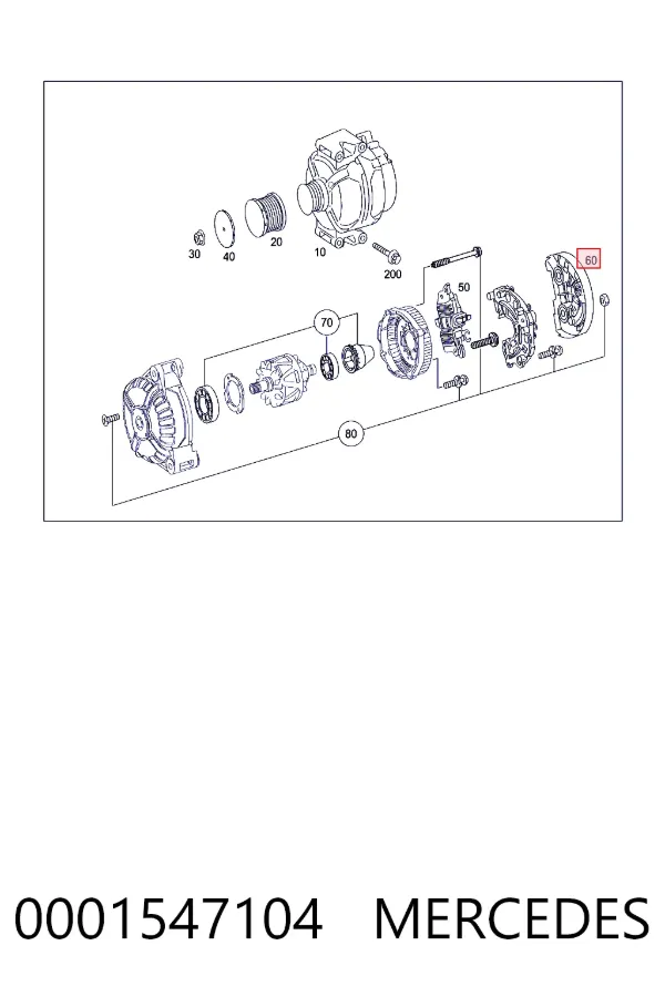 A0001547104 Mercedes 