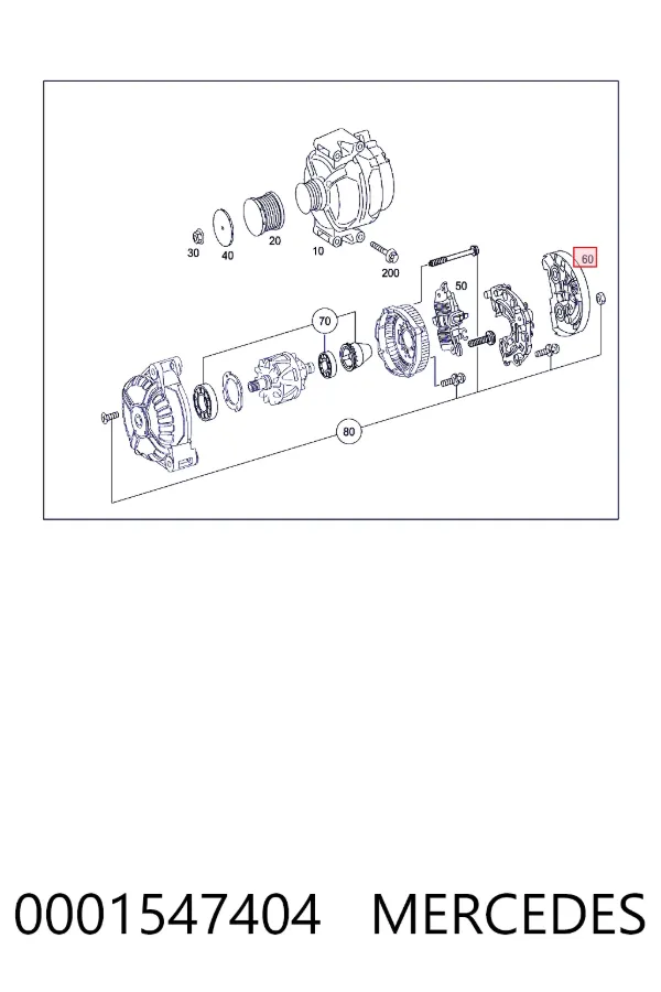 A0001547404 Mercedes 