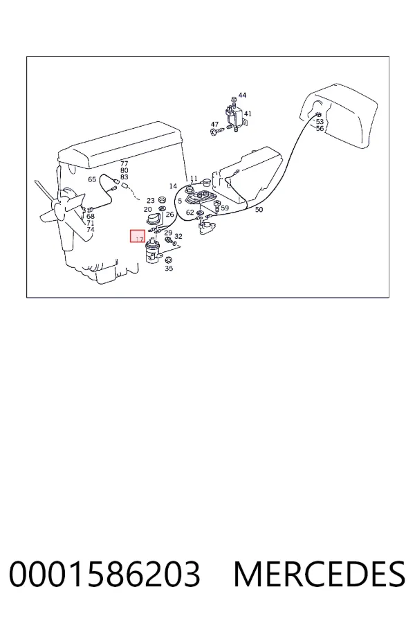 A0001586203 Mercedes Катушка зажигания