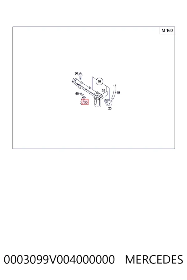 Топливные форсунки 0003099V004000000 Mercedes