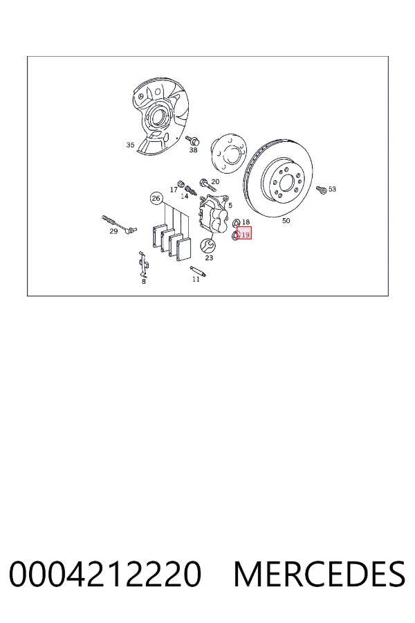 A0004212220 Mercedes 