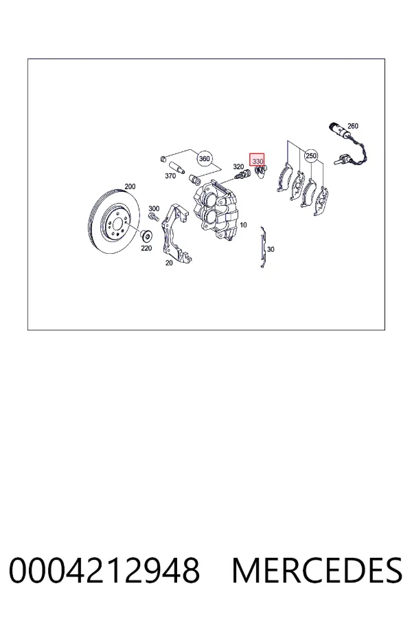 A0004212948 Mercedes 