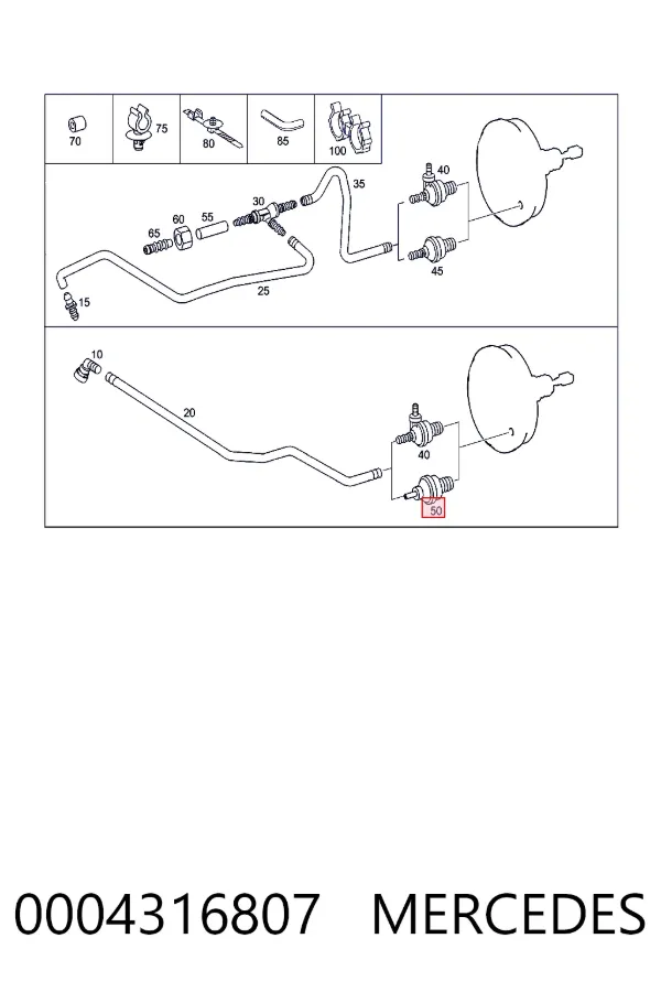 Купить A0004316807 Mercedes Клапаны управления тормозами прицепа