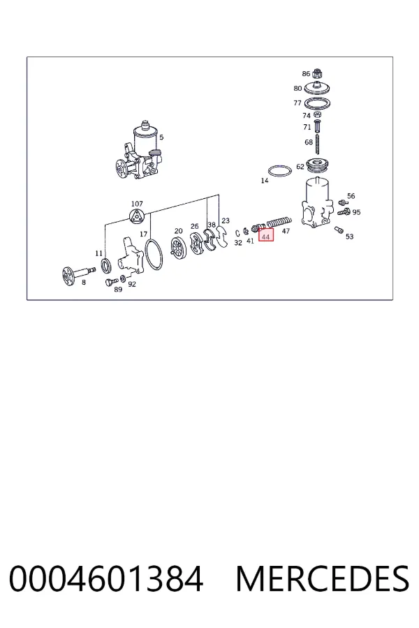 A0004601384 Mercedes 