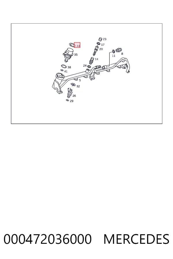  Mercedes N000472036000 цена, от 3.89 USD