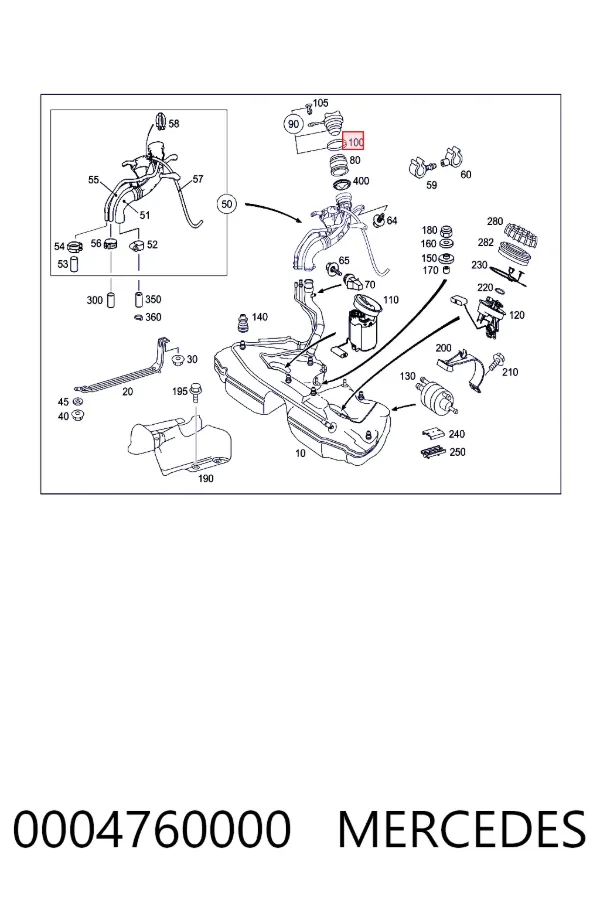  A0004760000 Mercedes