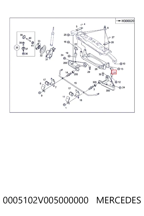 Тяга переднего стабилизатора Mercedes Q0005102V005000000 цена, от 13.77 USD