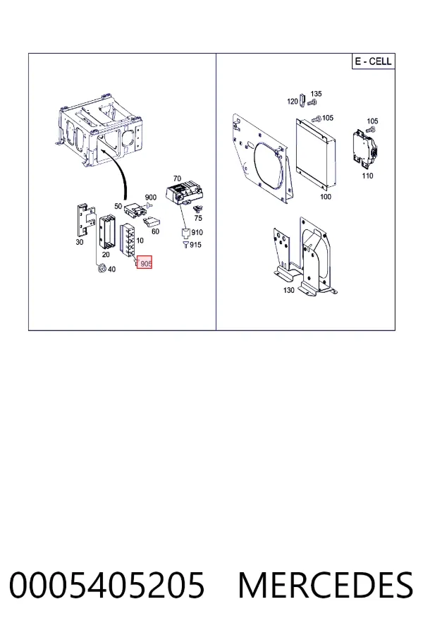 Купить A0005405205 Mercedes 