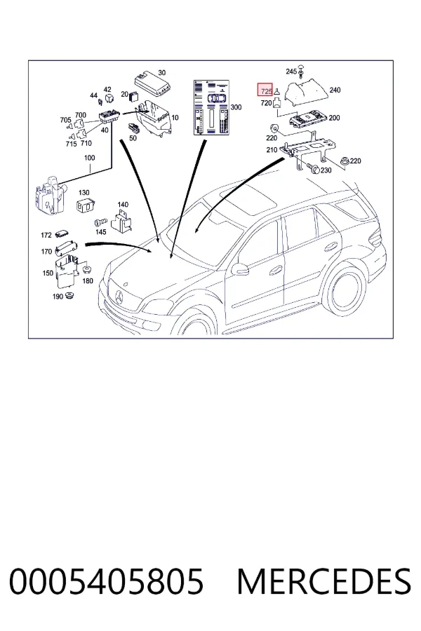  A0005405805 Mercedes