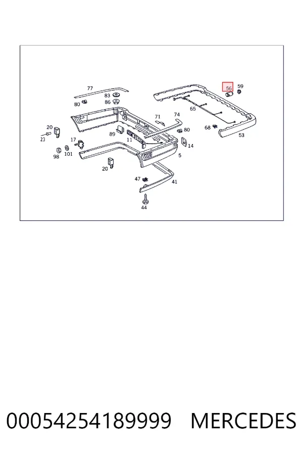 Купить A0005425418 Mercedes Парктроник