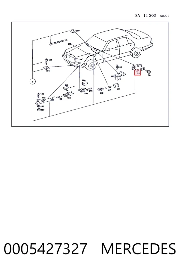 A0005427327 Mercedes 