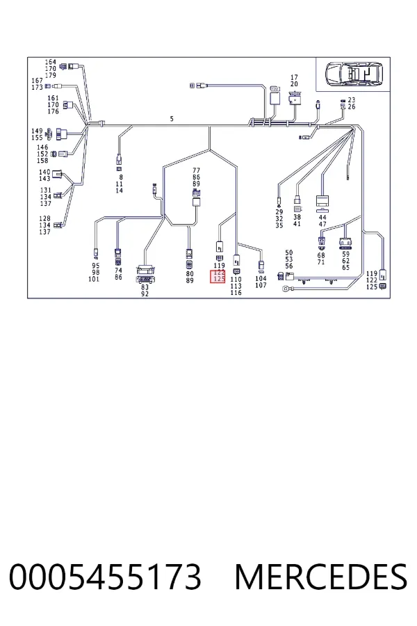 A0005455173 Mercedes 
