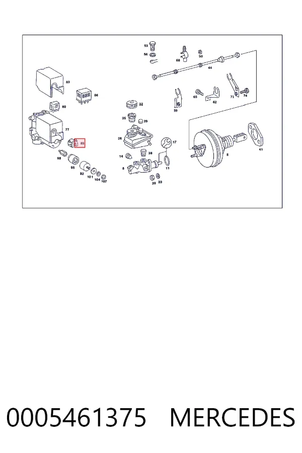 A0005461375 Mercedes 