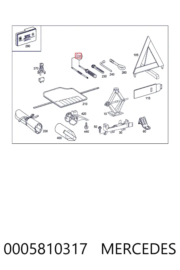  A0005810317 Mercedes
