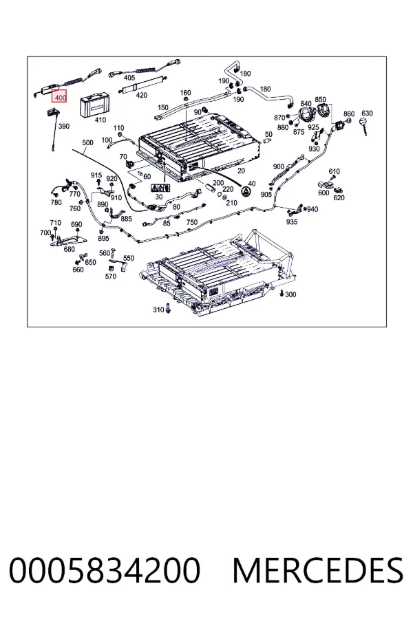  A0005834200 Mercedes