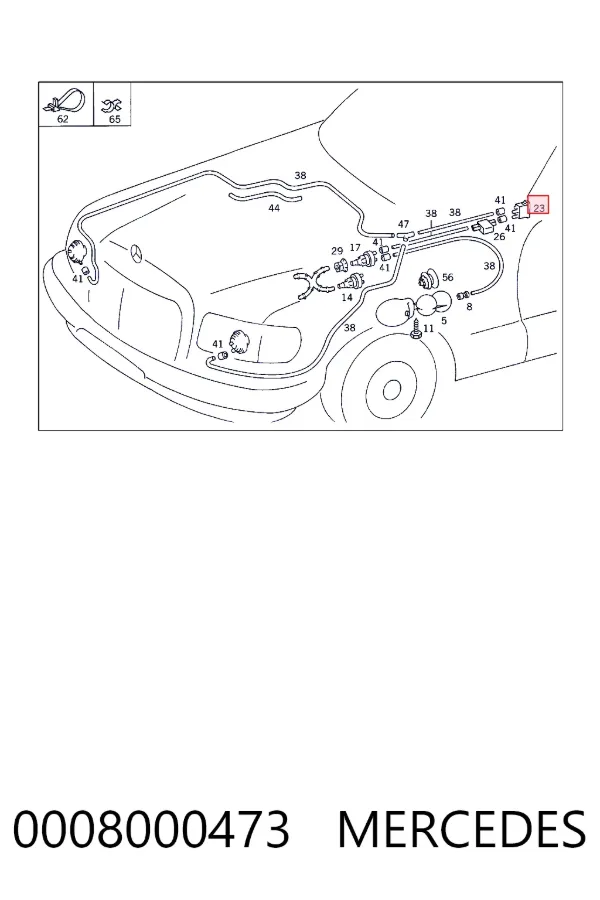  0008000773 Mercedes