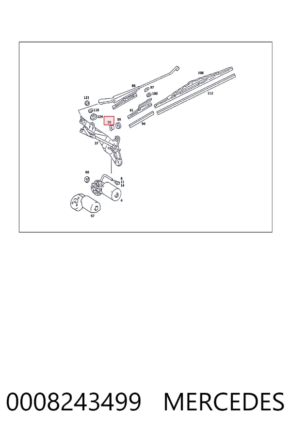  Mercedes A0008243499