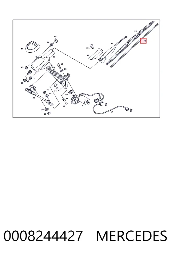 A0008244427 Mercedes 