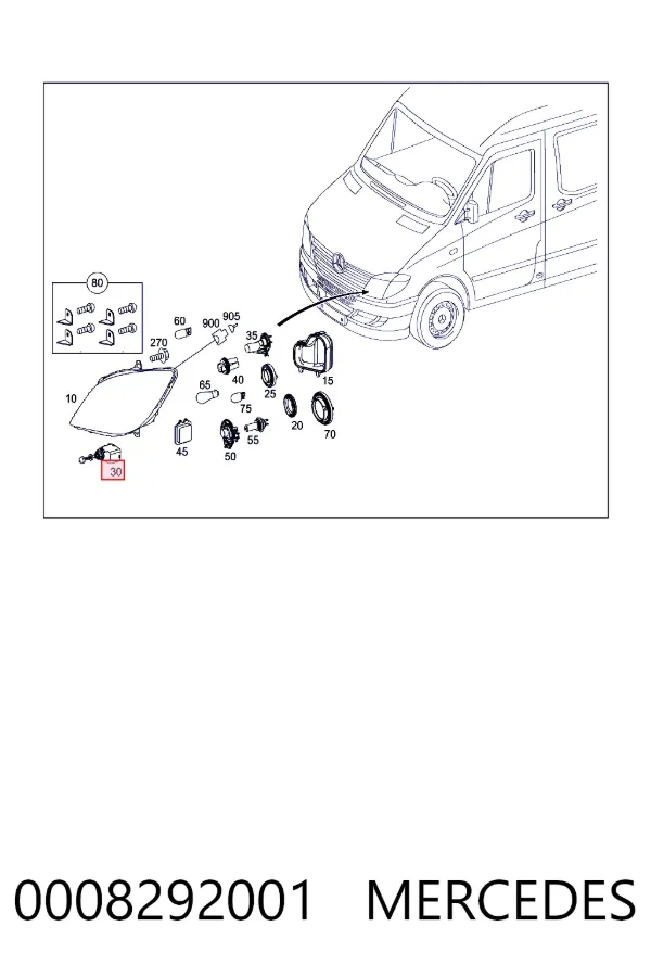 Корректор фар 0008292001 Mercedes