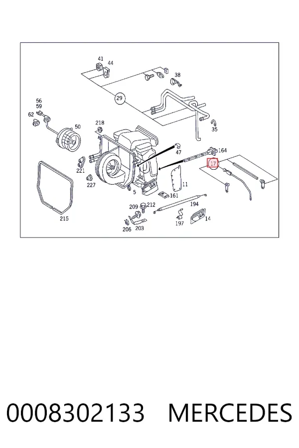 A0008302133 Mercedes 