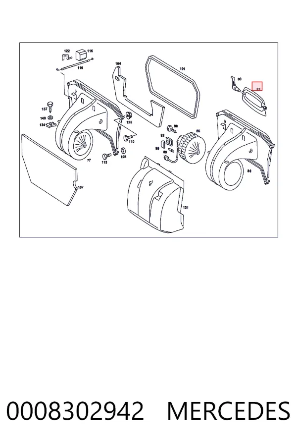 A0008302942 Mercedes 