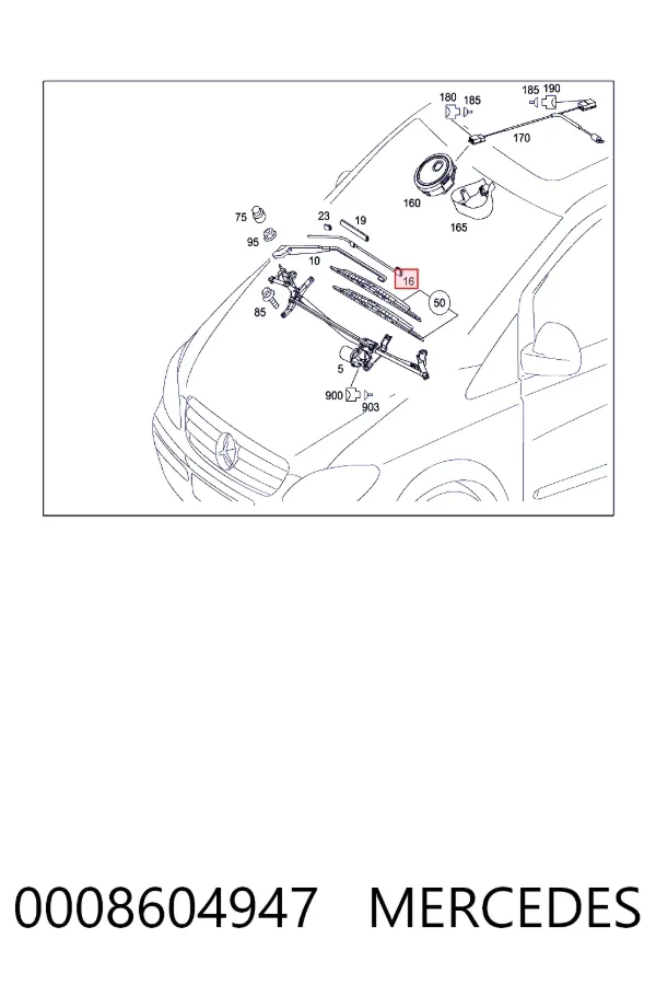 A0008604947 Mercedes 