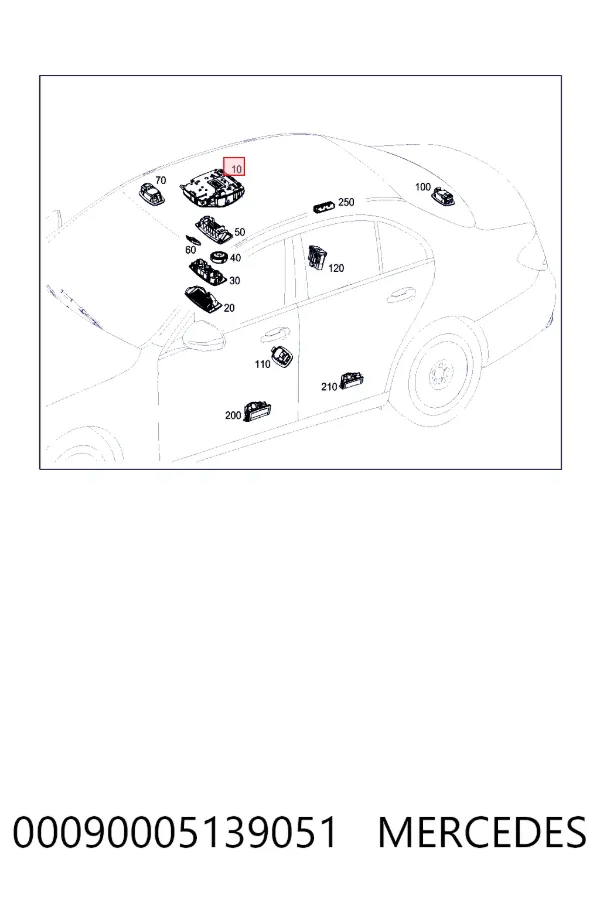 A0009000513 Mercedes 